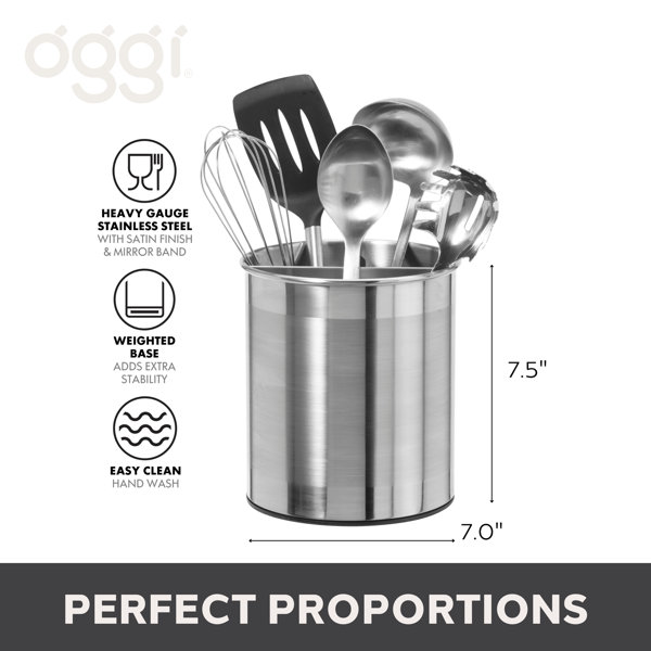 OGGI Neat Jumbo Rotating Utensil Crock & Reviews Wayfair